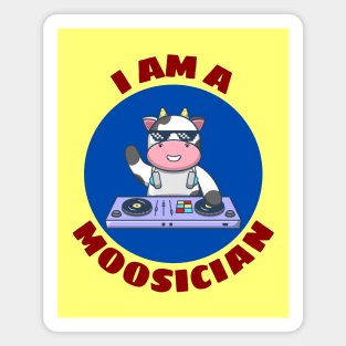 I Am A Moosician | Cow Pun Magnet